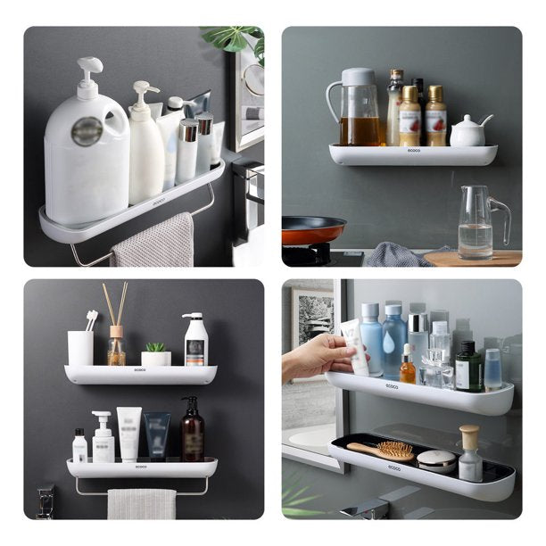 GlideHold® MountShelf - Helppo Kiinnitys Säilytys Hylly