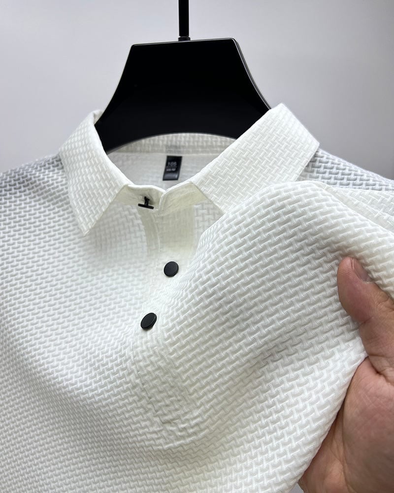 Icone™ BreathableShirt1+1 ILMAINEN: Tyylikäs Hengittävä Miesten Lyhythihainen Paita
