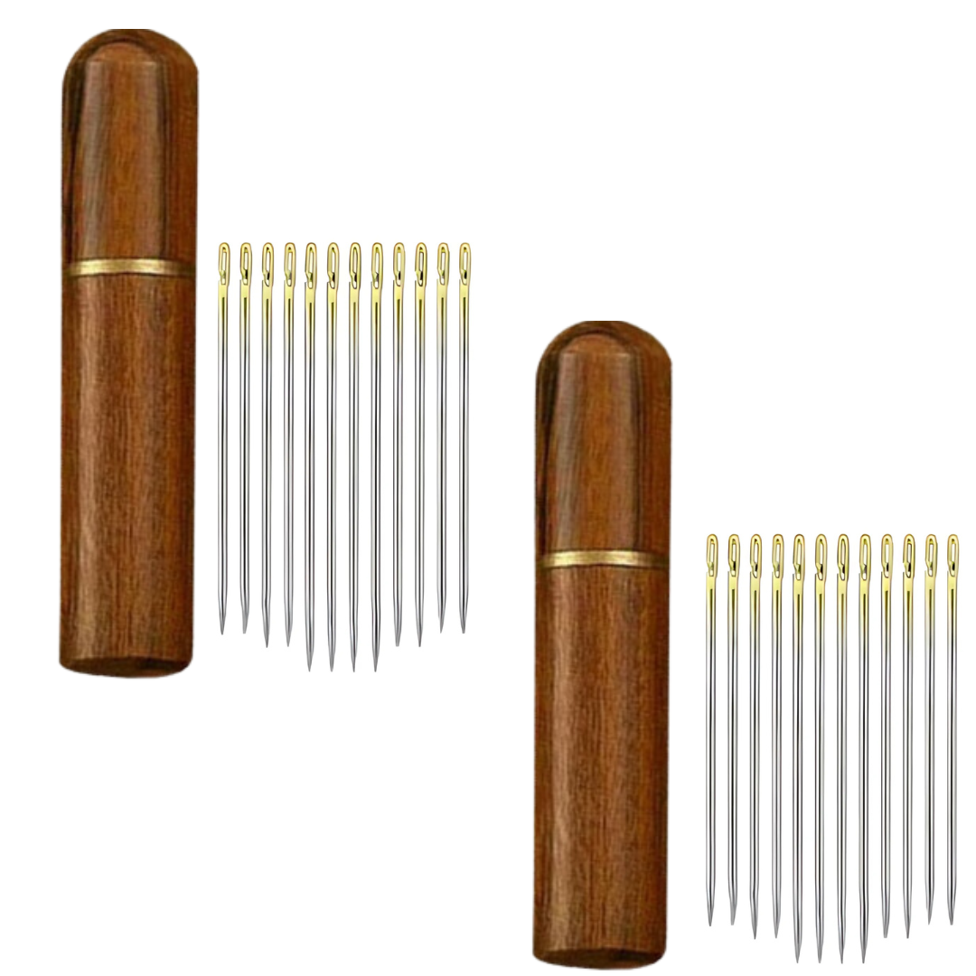 BlindNeedles 1+1 ILMAINEN - Itsekierteittävä Sokea Ompelu Neulat Sarja