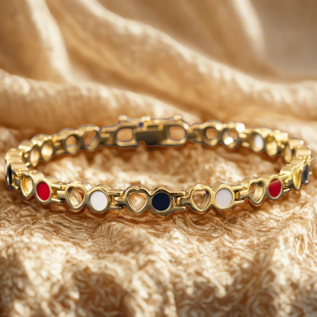 Jewelance™ HealthBracelet 1+1 ILMAINEN: Tasapaino Energia Ja Vitaliteetti Terveys Hyvinvointia Rannekoru