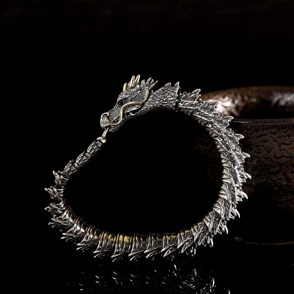 Jewelance™ SilverDragon - Sterling Hopea Rannerengas
