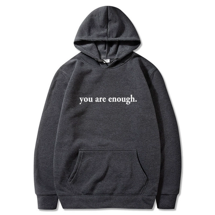 Icone™ DearHoodie: Huppari Kanssa Edessä Ja Takana Viesti Painatus