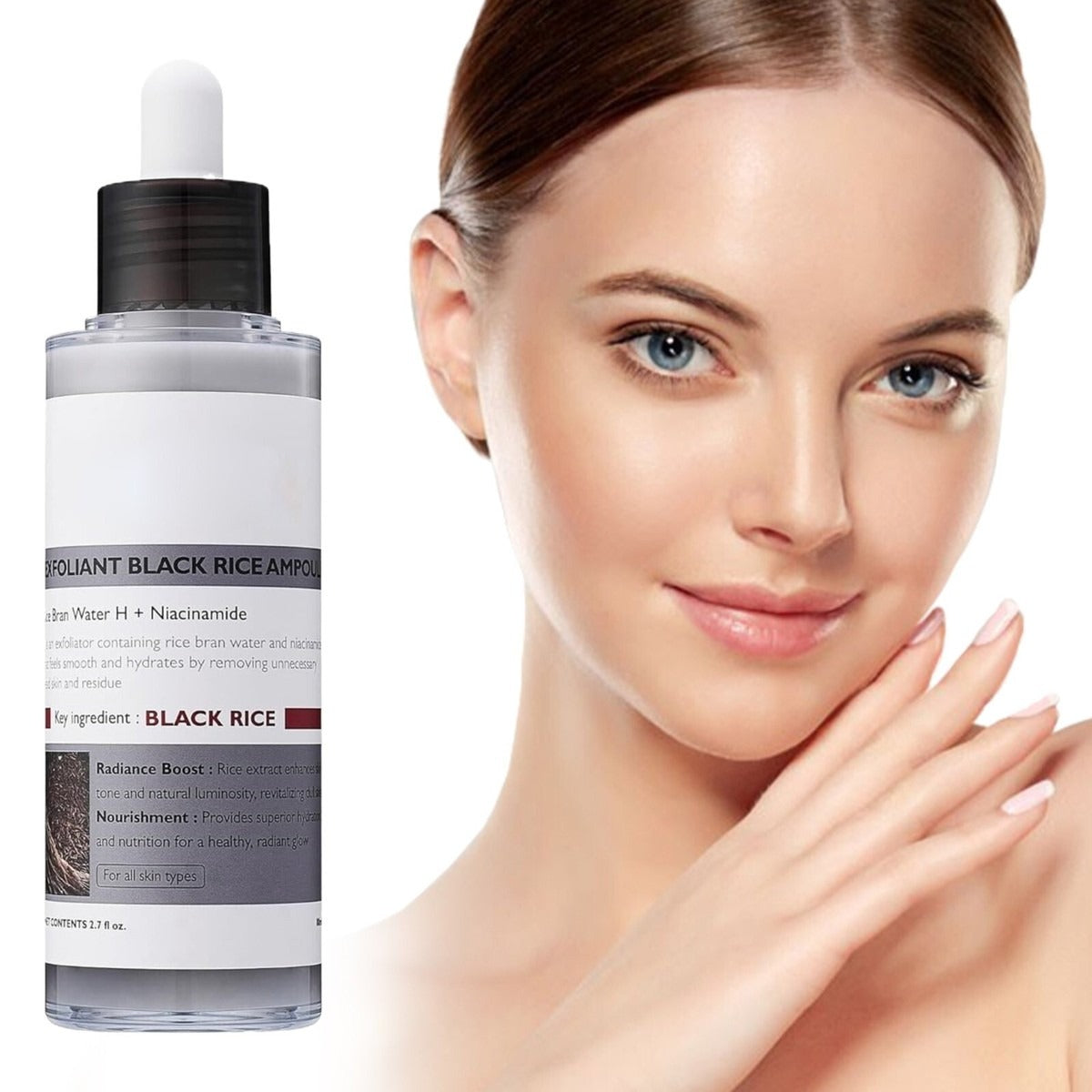 ExfoliatingSerum 1+1 ILMAISEKSI: Helppokäyttöinen Pehmeä Kuorinta-Ampulli Herkälle Iholle