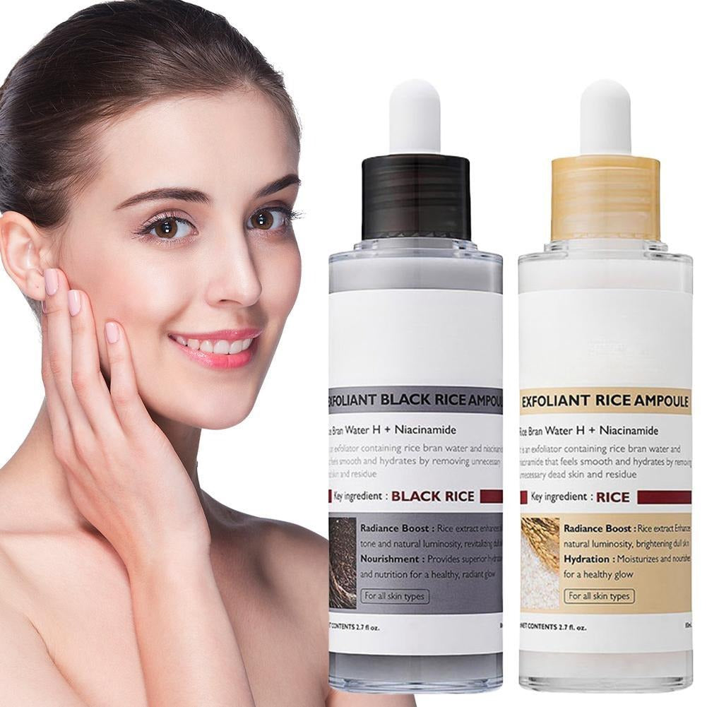 ExfoliatingSerum 1+1 ILMAISEKSI: Helppokäyttöinen Pehmeä Kuorinta-Ampulli Herkälle Iholle