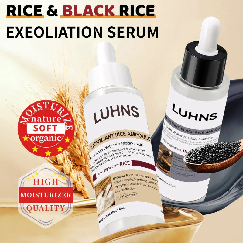 ExfoliatingSerum 1+1 ILMAISEKSI: Helppokäyttöinen Pehmeä Kuorinta-Ampulli Herkälle Iholle