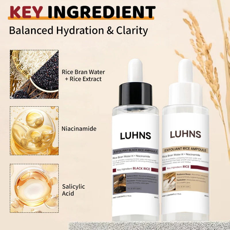 ExfoliatingSerum 1+1 ILMAISEKSI: Helppokäyttöinen Pehmeä Kuorinta-Ampulli Herkälle Iholle