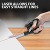 Globetrek° LaserScissors 1+1 ILMAINEN: Tarkka Leikkaus Laserohjattu Monikäyttöinen Sakset