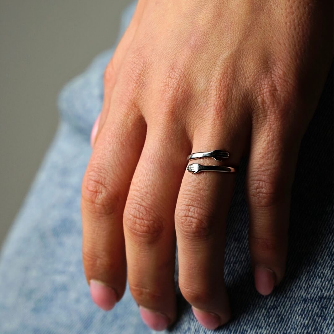 Jewelance™ HugRing: Säädettävä Halaaminen Tyyli Lupaus Rengas