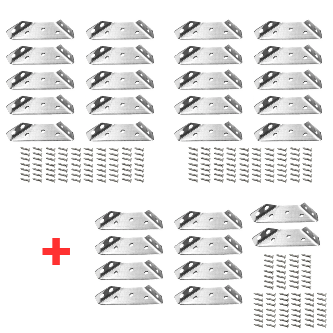 CornerConnector - Ruostumaton Teräs Huonekalut Kulmakytkin