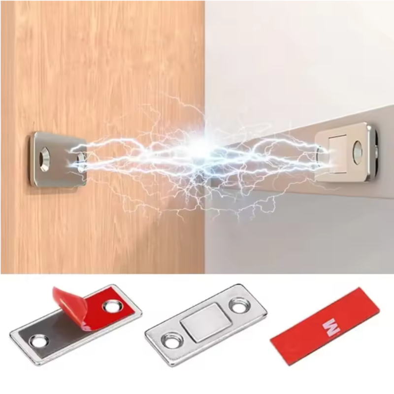 MagnetCatch 6+6 ILMAINEN: Vahva Magneettinen Saalis Kaappeihin Ja Oviin.