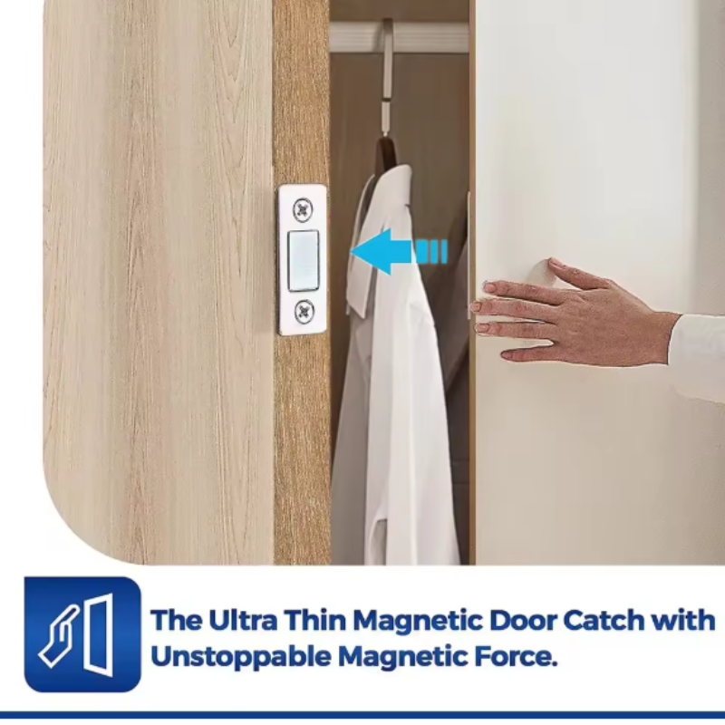 MagnetCatch 6+6 ILMAINEN: Vahva Magneettinen Saalis Kaappeihin Ja Oviin.