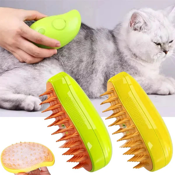 DogCatFri™ SteamBrush: Steam Lemmikki Hoito Harjata