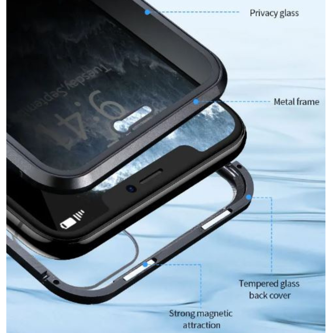 PrivacyCase - Anti-Peep Magneettinen Yksityisyys iPhone Kotelo