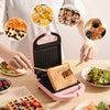 Globetrek° SandwichMaker: Mini Sähköinen Aamiaisleivänpaahdin Ja Sandwich-Keitin