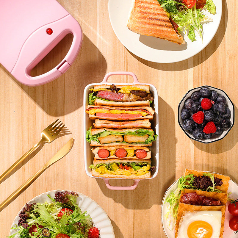 Globetrek° SandwichMaker: Mini Sähköinen Aamiaisleivänpaahdin Ja Sandwich-Keitin
