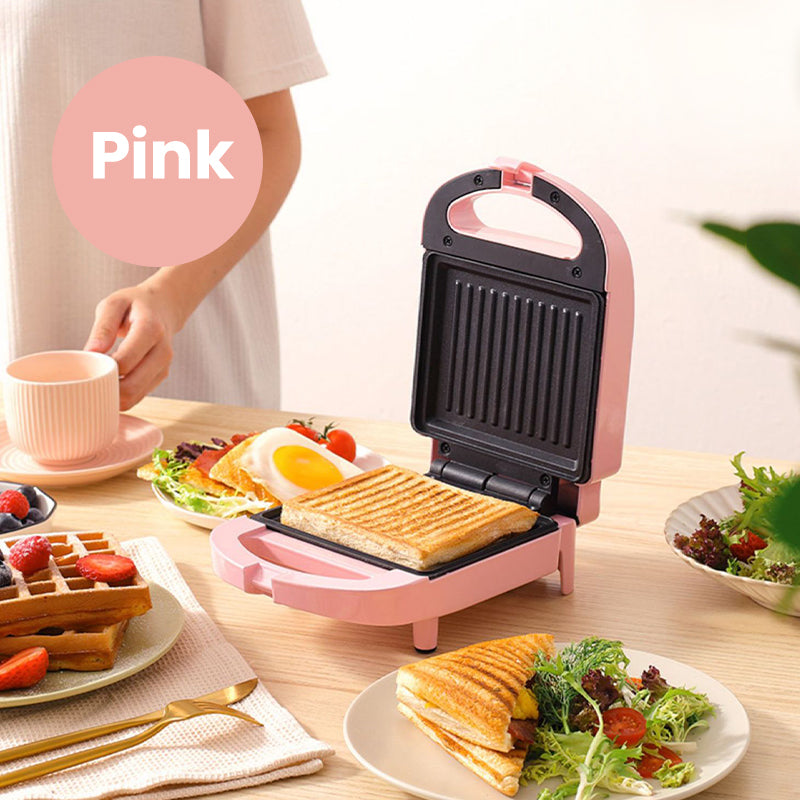 Globetrek° SandwichMaker: Mini Sähköinen Aamiaisleivänpaahdin Ja Sandwich-Keitin