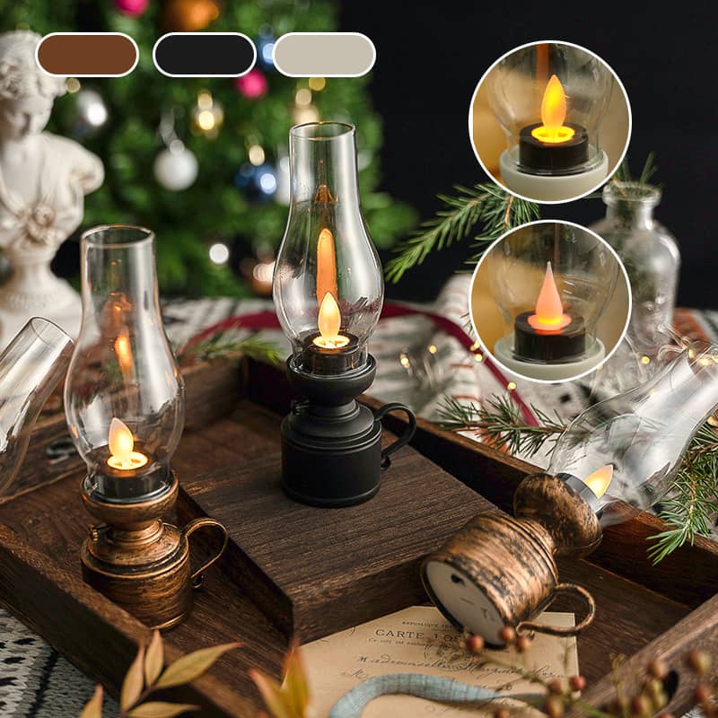 Ledsen™ VintageLamp 1+1 ILMAINEN: Vintage LED Kerosiini Lamppu Kanssa Välkkyvä Liekki