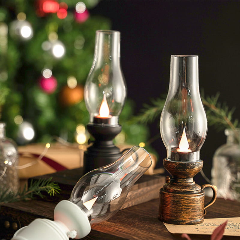 Ledsen™ VintageLamp 1+1 ILMAINEN: Vintage LED Kerosiini Lamppu Kanssa Välkkyvä Liekki