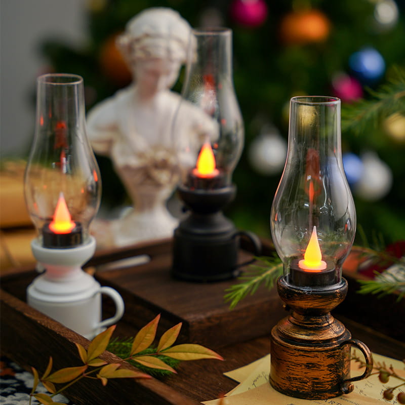 Ledsen™ VintageLamp 1+1 ILMAINEN: Vintage LED Kerosiini Lamppu Kanssa Välkkyvä Liekki