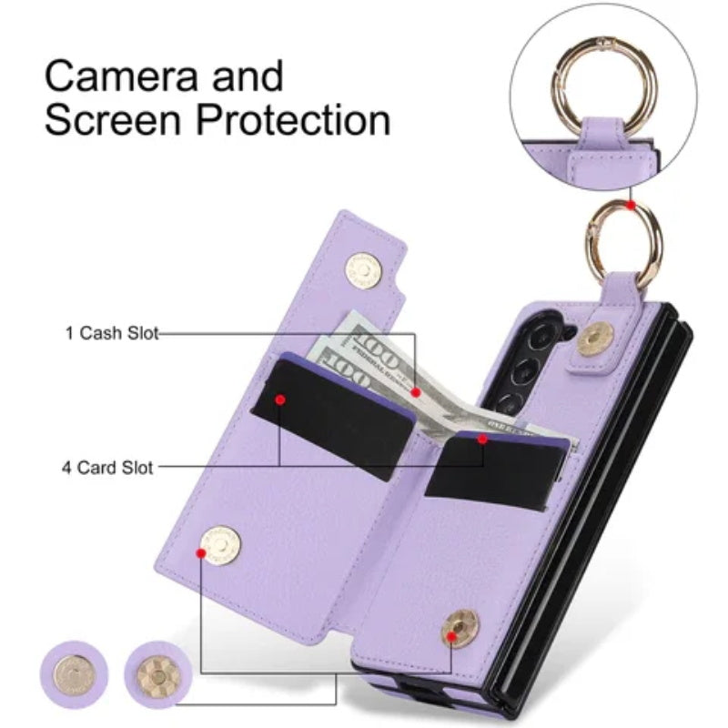 Icone™ FoldingCase: 3-in-1 Taittuva Puhelin, Kortti Ja Lompakko Kotelo