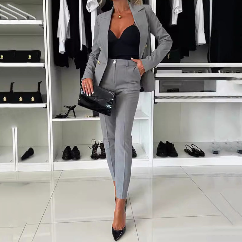 Icone™ FormalWear: Naisten Bleiseri Ja Housupuku, Tyylikäs Ja Muodollinen Setti