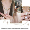 Jewelance™ PearlNecklace 1+1 ILMAINEN: Naisten Elegantti Pearl Helmi Helmet Kaulakoru