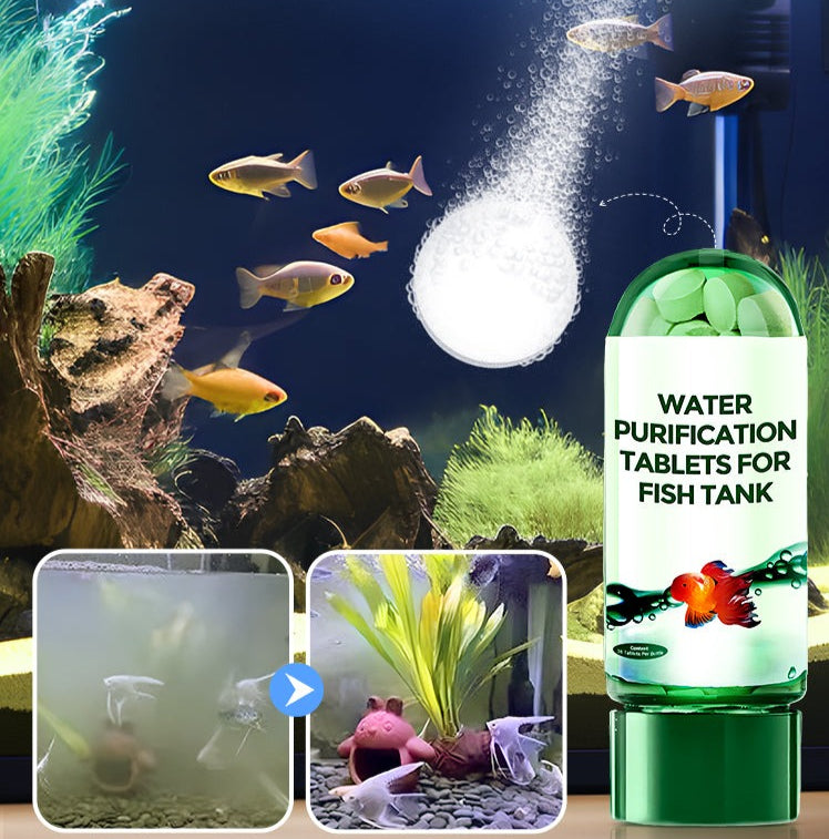 TankPurifier - Nopea Ja Tehokas Vesi Puhdistaja Tabletti Varten Akvaario