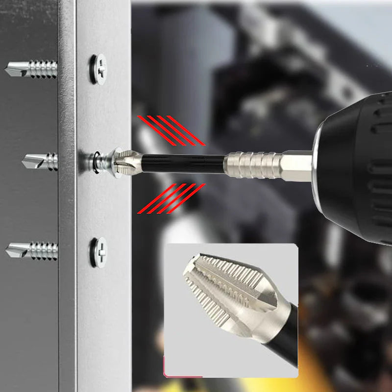 PowerBit - Tehokas Erittäin Magneettinen Ruuvimeisseli Poranteräsarja