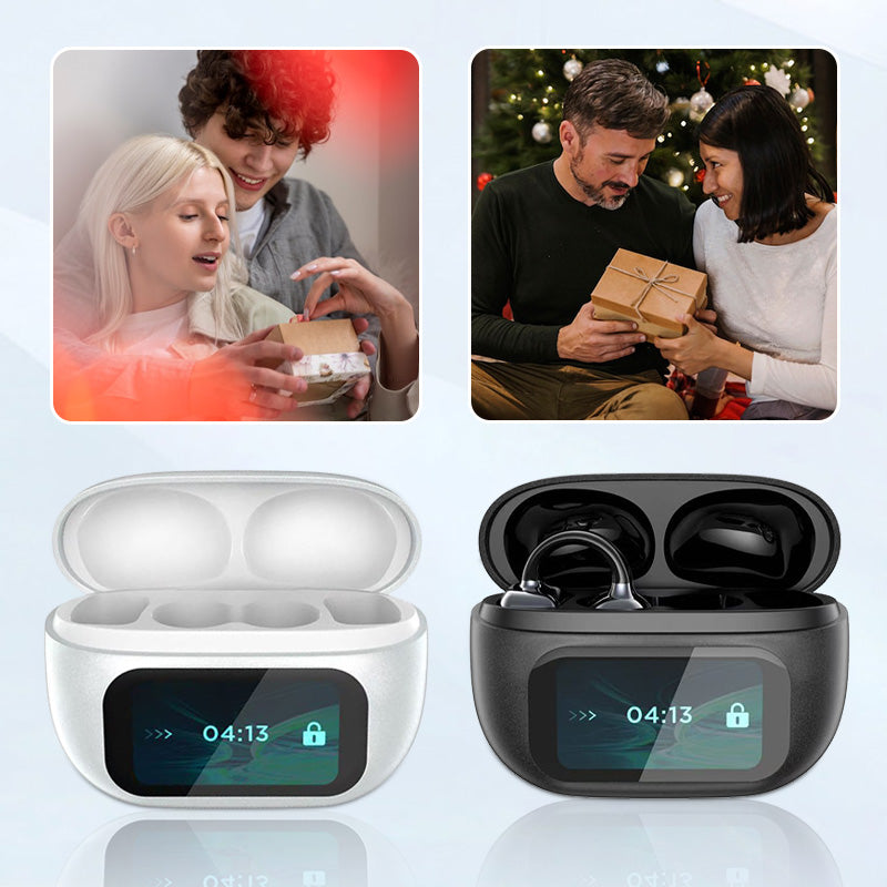 SmartEarbuds: Langaton Korvakiinnike Bluetooth-Korvakuulokkeet Älykkäällä Näytöllä