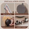 GlideHold® BathroomRack™: Moderni Imu Kylpyhuoneteline U-Ura Muotoilu