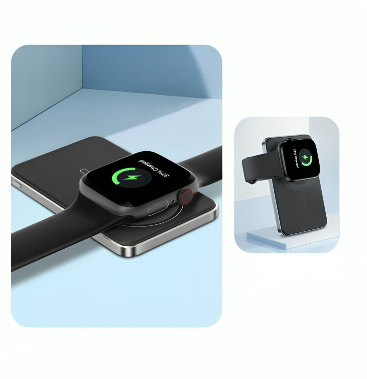 MagneticCharger - 3-in-1 Nopea  Magneettinen Laturi, Kannettava Virtapankki