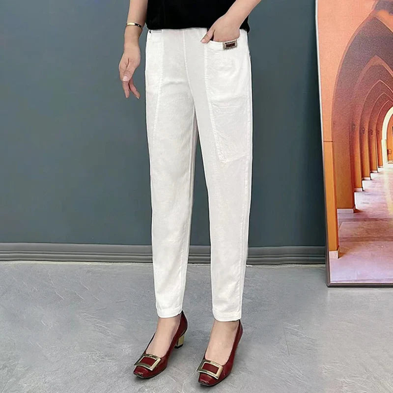 Icone™ CottonPants: Elastiset Puuvillahousut Naisille
